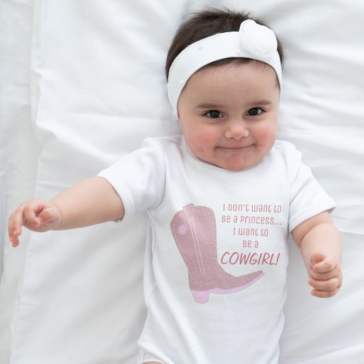 Body Bébé fille Princesse Cowgirl mignonne