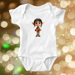 Body bébé Fille surprise Elfe de Noël