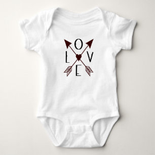Body bébé flèches d'amour