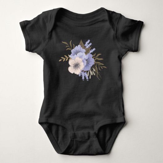 body bébé fleur (Devant)
