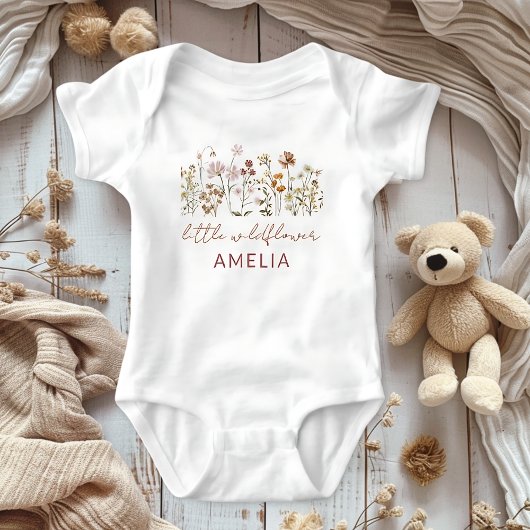 Body Bébé Fleur Petite Fleur Sauvage