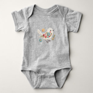 Body bébé floral Little White Bird