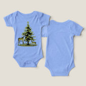 Body bébé Forêt de Noël (Design Recto & Verso)