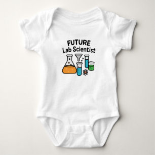 Body bébé «Futur scientifique de laboratoire» avec