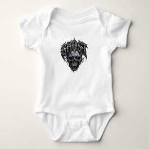 Body bébé graphique gothique Crâne Fantôme