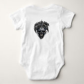 Body bébé graphique gothique Crâne Fantôme (Dos)