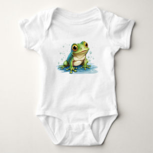 Body bébé grenouille drôle