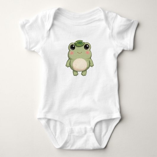 Body bébé grenouille Sage — Douce créature de la f (Devant)