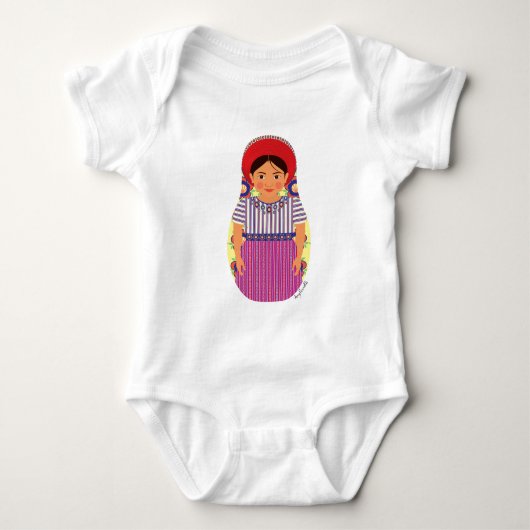 Body bébé guatémaltèque Matryoshka (Devant)