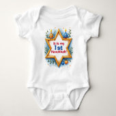 Body bébé Hanukkah Little Light (Devant)