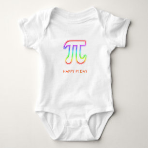 Body Bébé heureux Sciencist du jour de pi
