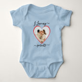 Body bébé j'aime mes parents (Devant)