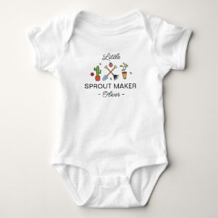 Body Bébé jardinier petit pousseur de plantes jardinage