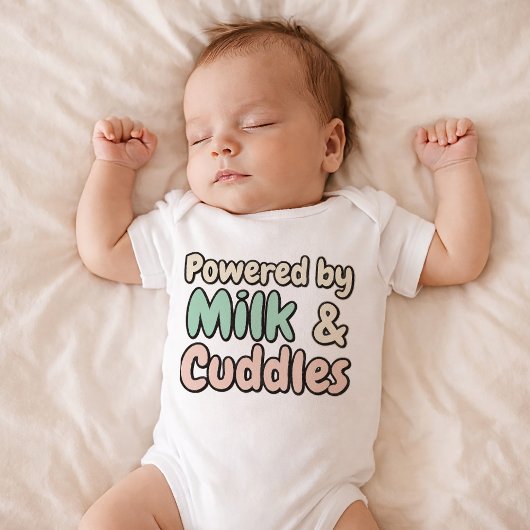 Body bébé lait et câlins