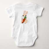 Body bébé lapin joyeux (Dos)