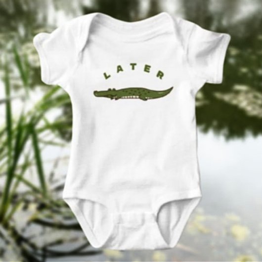 Body bébé Later Alligator – Amusant et Mignon