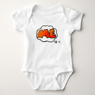 Body bébé lettre bulles adorable "MOI" - Vibran
