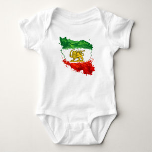 Body Bébé Lion et Soleil d'Iran   Shir o Khors persan