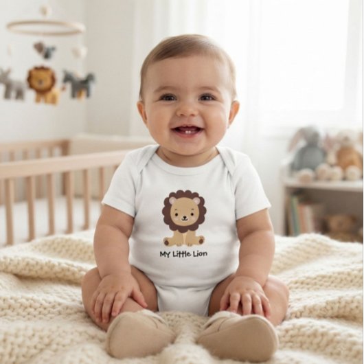 Body bébé lionceau mignon | Bébé garçon