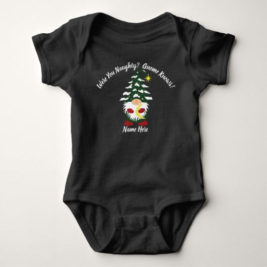 Body bébé lutin arbre de Noël (Devant)