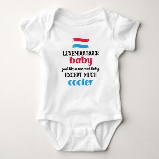 Body Bébé luxembourgeois, beaucoup Glacière mignon (Devant)