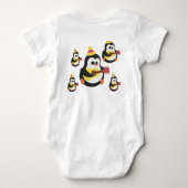Body bébé manchot mignon (Dos)