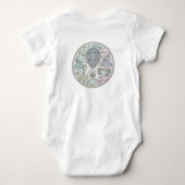 Body bébé mandala montgolfière complexe (Dos)