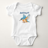 Body bébé Martin-pêcheur
