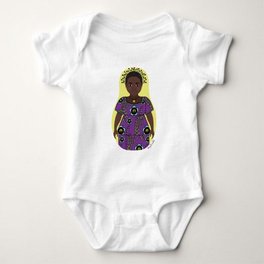 Body Bébé Matryoshka Congolaise (Devant)