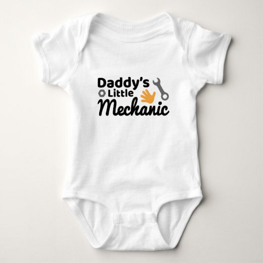 Body bébé Mécanicien de papa (Devant)