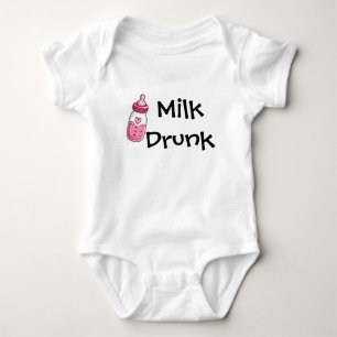 Body Bébé Mignon Biberon Art Buveur de Lait