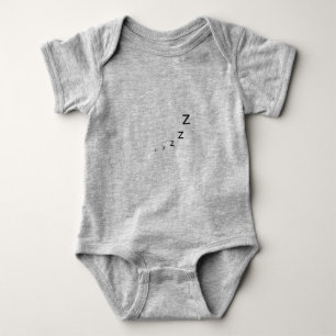 Body bébé mignon endormi Z - Drôle de sieste