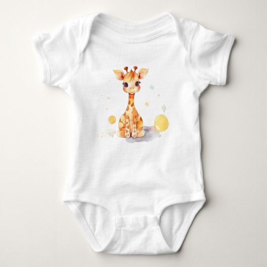Body Bébé mignon Giraffe Bébé Bodysuit (Devant)