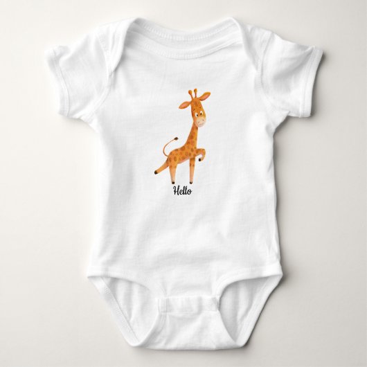 Body Bébé mignon Giraffe Graphic Toddler (Devant)