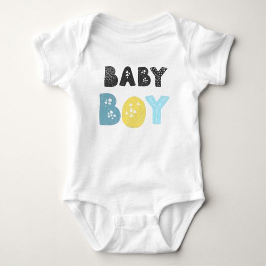 Body Bébé mignon typographie (Devant)