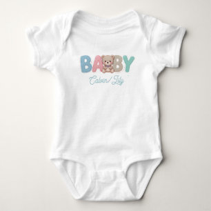 Body Bébé mignon - Typographie personnalisée – petite m