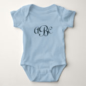 Body Bébé Monogramme (Devant)