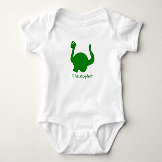 Body bébé motif dinosaure (Devant)