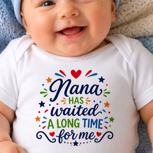 Body bébé Nana a attendu longtemps