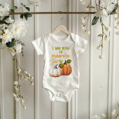 Body Bébé Né en Saison de Citrouilles