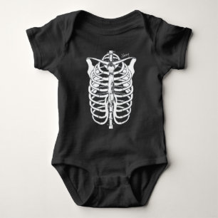 Body Bébé nouveau-né squelette effrayant d'Halloween Mi