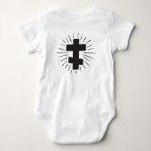 Body Bébé orthodoxe - Croix chunky (Dos)