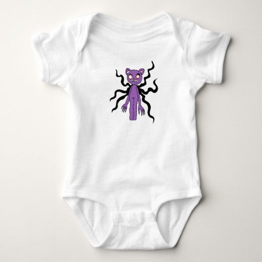 Body Bébé ours monstre tentaculaire Top (Devant)