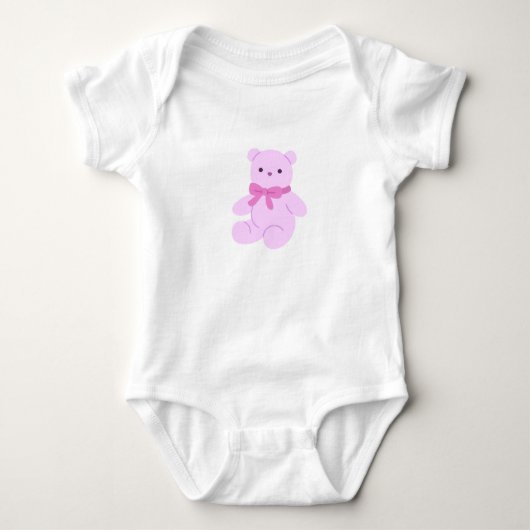 Body bébé Ourson Miel – Cadeau de bébé doux  (Devant)
