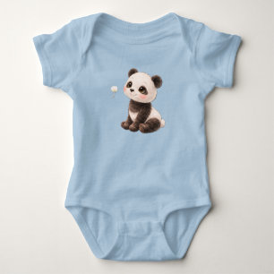 Body bébé panda – Ours noir et blanc adorable 🐼