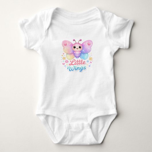 Body bébé papillon Little Wings (Devant)