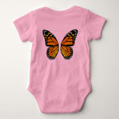 Body Bébé Papillon mignon Papillon Bébé Creeper (Dos)