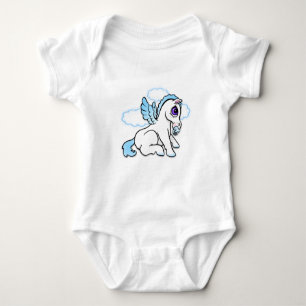 Body Bébé Pegasus avec binky - bleu