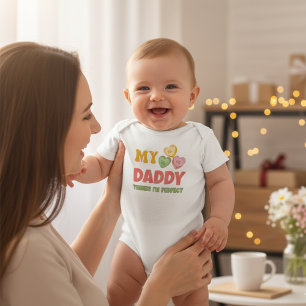 Body Bébé personnalisable Mon papa pense que je suis pa