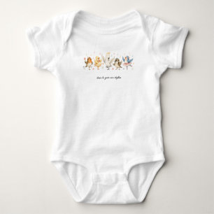 Body bébé personnalisé oiseaux dansants mignons